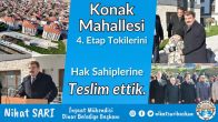 DİNAR’DA 4.ETAP TOKİLER HAK SAHİPLERİNE TESLİM EDİLDİ.